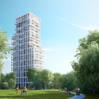De meest duurzame woontoren komt in Antwerpen, Zuiderzicht zal aangesloten worden op een collectief warmtenet